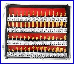 1/4 Shank Milling Cutter Router Bits Set 100Pcs Tungsten Carbide Tool for Wood