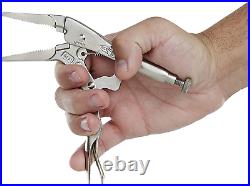 10Piece Locking Pliers Craftsman Vise Grip Curved Jaw Wire Cutter Multi Tool Set