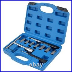 10pc Diesel Engine Carbon Cleaner Tool Kit for Cars Injector Seat Cutter Set
