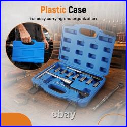 10pc Diesel Engine Carbon Cleaner Tool Kit for Cars Injector Seat Cutter Set