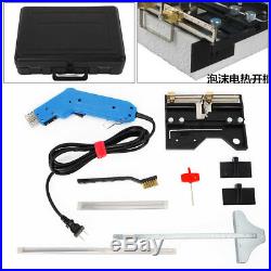 110V Electric Groove Foam Cutter Slot Hot Blade Wire Grooving Cutting Tool Set