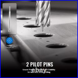11pc Annular Cutter Set HSS Mag Drill Bits w 2 Pilot Pins 2 Depth Weldon Shank 11pc Annular Cutter Set HSS Mag Drill Bits w 2 Pilot Pins 2 Depth Weldon Shank