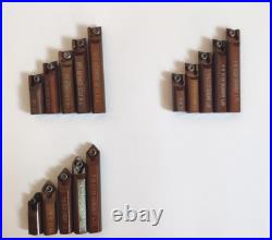 12.0mm Cutter Bits For Portable Line Boring Machine Replacement Tool Set 15pcs