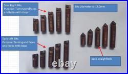 12.0mm Cutter Bits For Portable Line Boring Machine Replacement Tool Set 15pcs