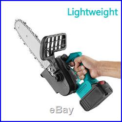 12 One-Hand Saw Woodworking 21V Electric Chainsaw Wood Cutter tool set Cordless