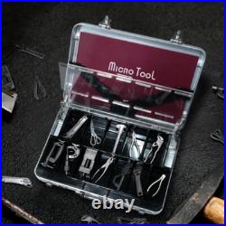 12 Types Micro Tool Set Miniature Collectibles Attaché Case Dad Gift Japan New 12 Types Micro Tool Set Miniature Collectibles Attaché Case Dad Gift Japan New