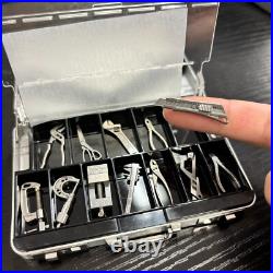 12 Types Micro Tool Set Miniature Collectibles Attaché Case Dad Gift Japan New 12 Types Micro Tool Set Miniature Collectibles Attaché Case Dad Gift Japan New