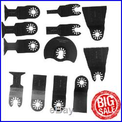 12 set Universal Oscillating Multi tool Saw Blades Carbon Steel Cutter DIY IN US