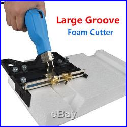 12pcs/Set Groove Foam Cutter Cutting Slot Knife Tools Grooving Electric Heating