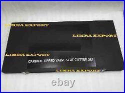 12x Large Carbide Mounted Valve Seat Cutter Set 30 45 70 (20 Degrees) 3 ANGLE 12x Large Carbide Mounted Valve Seat Cutter Set 30 45 70 (20 Degrees) 3 ANGLE