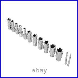 13PCS 7/16 to 1-1/16'' Cutting Diameter 1 Set Annular Cutter Tool Straight Shank