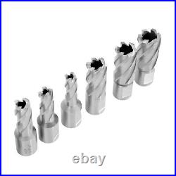 13PCS 7/16 to 1-1/16'' Cutting Diameter 1 Set Annular Cutter Tool Straight Shank