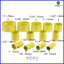 13PCS HOLE SAW CUTTER SET Circular Drill Bit Cutting Case Kit Woodworking Cutter 13PCS HOLE SAW CUTTER SET Circular Drill Bit Cutting Case Kit Woodworking Cutter