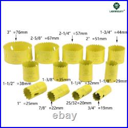 13PCS HOLE SAW CUTTER SET Circular Drill Bit Cutting Case Kit Woodworking Cutter 13PCS HOLE SAW CUTTER SET Circular Drill Bit Cutting Case Kit Woodworking Cutter