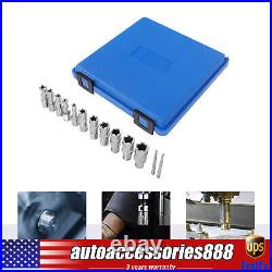 13PCS Tool Set Annular Cutter 7/16 TO 1-1/16 Drill Bits 1 inch Cutting Depth 13PCS Tool Set Annular Cutter 7/16 TO 1-1/16 Drill Bits 1 inch Cutting Depth