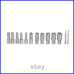 13PCS Tool Set Annular Cutter 7/16 TO 1-1/16 Drill Bits 1 inch Cutting Depth