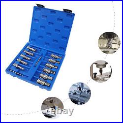 13Pcs 7/16 to 1-1/16'' Cutting Diameter Annular Cutter Tool Straight Shank 1 Set 13Pcs 7/16 to 1-1/16'' Cutting Diameter Annular Cutter Tool Straight Shank 1 Set