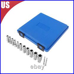 13Pcs Annular Cutter 7/16 to 1-1/16'' Cutting Diameter Straight Shank cutter Set