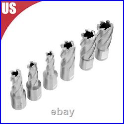 13Pcs Annular Cutter 7/16 to 1-1/16'' Cutting Diameter Straight Shank cutter Set