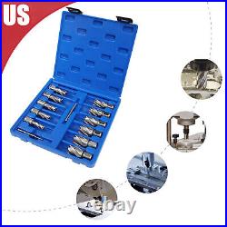 13Pcs Annular Cutter 7/16 to 1-1/16'' Cutting Diameter Straight Shank cutter Set