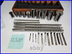 15 PC DUMONT MINUTE MAN KEYWAY BROACH CUTTER SET WithSHIMS & WOOD CASE (TL3284)
