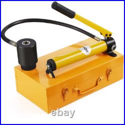15 T Hydraulic Knockout Punch Kit 1/2 to 4 Conduit Hole Cutter Set Metal Sheet