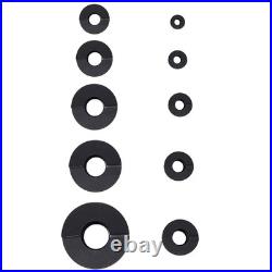 15 T Hydraulic Knockout Punch Kit 1/2 to 4 Conduit Hole Cutter Set Metal Sheet