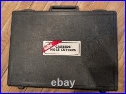 15pc Unibit/Klein carbide cutter set in hard case 15pc Unibit/Klein carbide cutter set in hard case