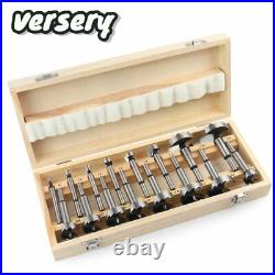 16Pcs 6-54mm Forstner Woodworking Drill Bit Set Boring Hole Saw Cutter Wood Tool