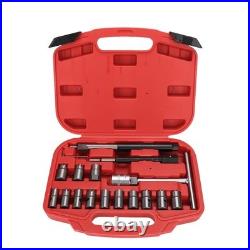 17Pcs Injector Seat Cutter Milling Cutter Set Universal Car Tool Kit