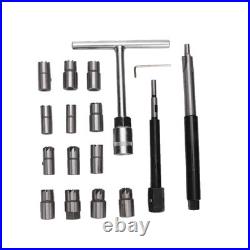 17Pcs Injector Seat Cutter Milling Cutter Set Universal Car Tool Kit