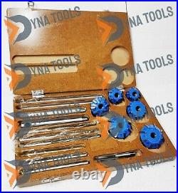 17x CARBIDE TIPPED VALVE SEAT CUTTER SET FOR RAPTOR 700 R