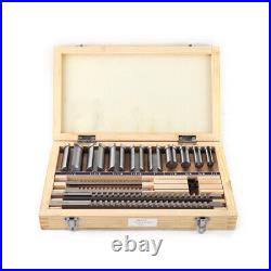 18x Keyway Broach Kit Inch Size Standard Broaching Cutter Bushing Shim Tool Set
