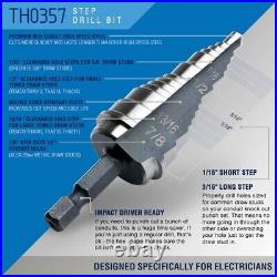 1X TEMCo Hydraulic Knockout Punch TH0004 Conduit Hole Cutter Set KO Tool Kit