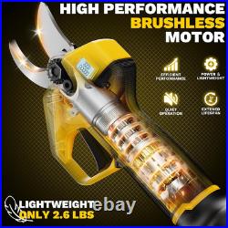 2-In-1 Electric Pruning Shears Set Compatible with Dewalt 20V Battery, 6.9FT Adj