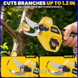 2-In-1 Electric Pruning Shears Set Compatible with Dewalt 20V Battery, 6.9FT Adj