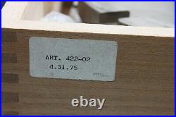 2 x Omas Art 422-2 & Art 421-11 Profile Cutters Door Tenoning Tools Set D= 31.75