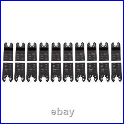 20 Pcs Universal 34mm Oscillating Multi Tool Saw Blades Carbon Steel Cutter Set