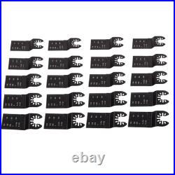 20 Pcs Universal 34mm Oscillating Multi Tool Saw Blades Carbon Steel Cutter Set