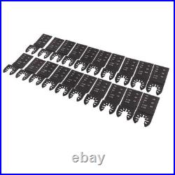 20 Pcs Universal 34mm Oscillating Multi Tool Saw Blades Carbon Steel Cutter Set
