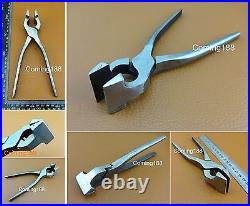 20pcs LEATHER CRAFT WORK COBBLER'S TOOL SET KIT Pliers Skiving Awl Punch Cutter