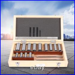 22pcs Keyway Broach Set Cutter+ Collared Bushing+ Shim Steel Metal Process Tool