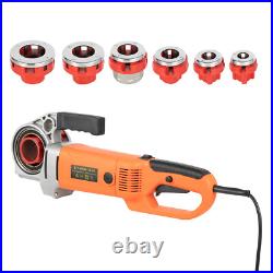 2300W Electric Pipe Threader Set 6 Dies 1/2 UP TO 2 Pipe Cutter Plumbing Tool 2300W Electric Pipe Threader Set 6 Dies 1/2 UP TO 2 Pipe Cutter Plumbing Tool