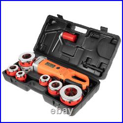 2300W Electric Pipe Threader Set 6 Dies 1/2 UP TO 2 Pipe Cutter Plumbing Tool 2300W Electric Pipe Threader Set 6 Dies 1/2 UP TO 2 Pipe Cutter Plumbing Tool