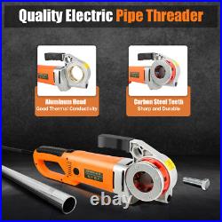 2300W Electric Pipe Threader Set 6 Dies 1/2 UP TO 2 Pipe Cutter Plumbing Tool 2300W Electric Pipe Threader Set 6 Dies 1/2 UP TO 2 Pipe Cutter Plumbing Tool