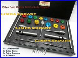 24x Motorcycles Heads Valve Seat Cutter Set CARBIDE TIPPED Guide Stem Reamers HS 24x Motorcycles Heads Valve Seat Cutter Set CARBIDE TIPPED Guide Stem Reamers HS