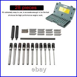28PCS Valve Seat Set Valve Grinding Tool Boring Cutters For Car Van Pickup Truck
