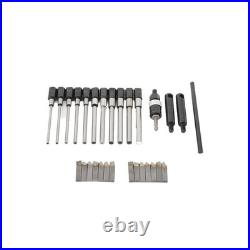29pcs Valve Seat Cutter Set Carbide 22-63mm 15°-90° Angle Reamer Automotive Tool