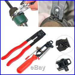 2pcs Auto Cv Joint Boot Clamps Pliers With Cutter Ear Type Banding Tool Set