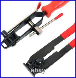 2pcs CV Joint Boot Clamp Pliers with Cutter Ear Type Banding Tool Cutting Kit Car